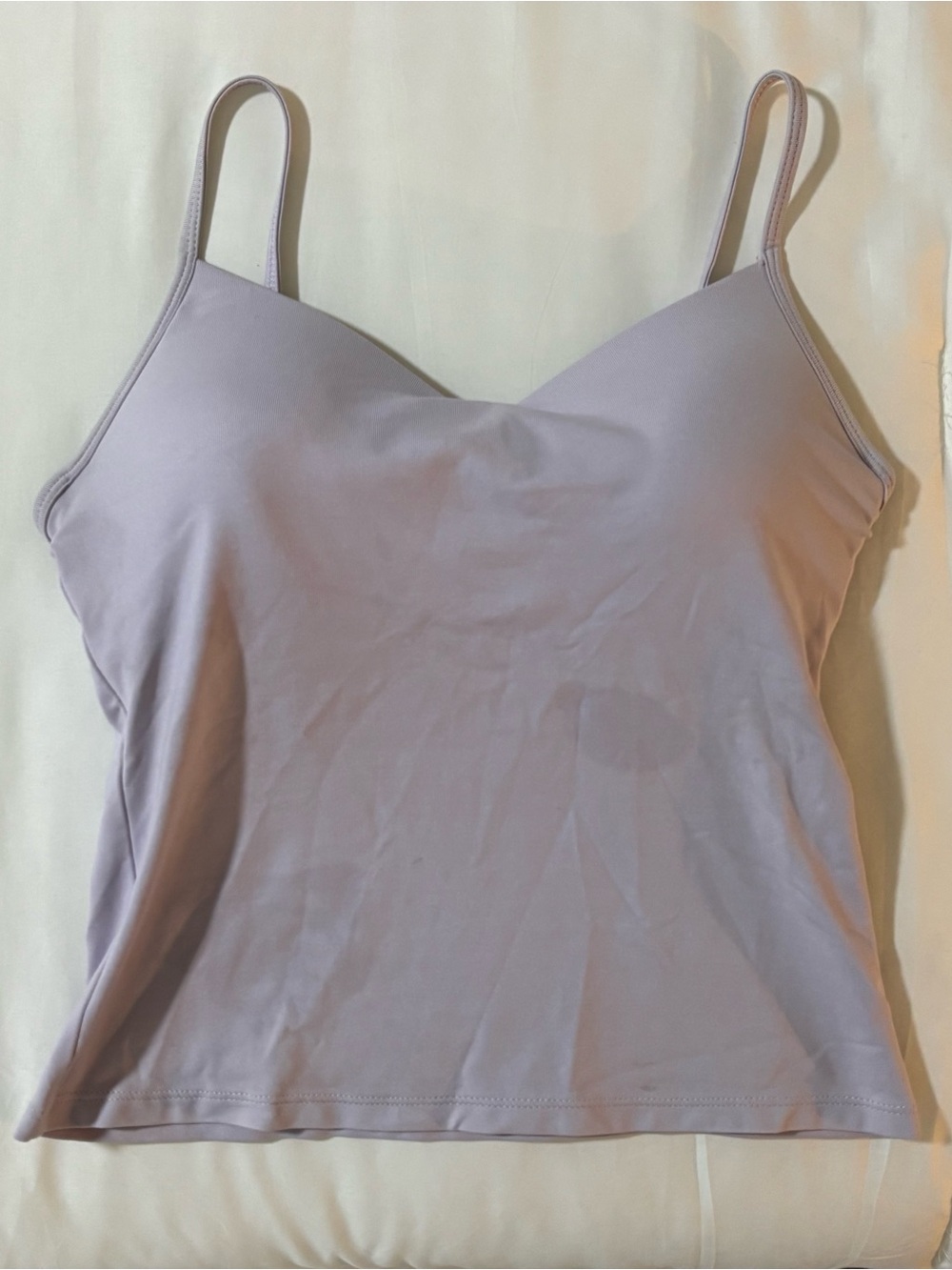 New York & Company Lavender V-Neck Camisole